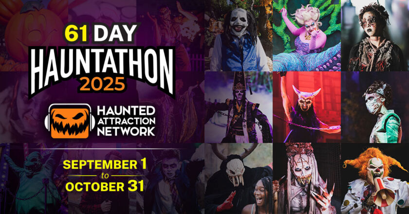 61 Day Hauntathon 2025, Haunted Attraction Network, September 1 to October 31