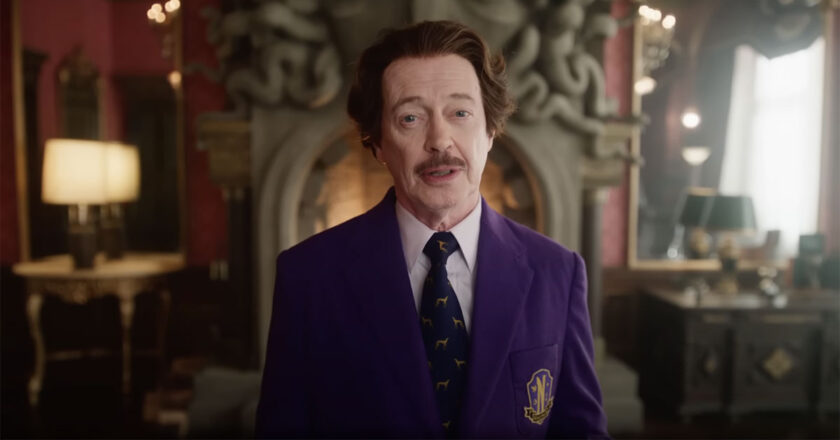 Steve Buscemi as Principal Dort in "Wednesday."