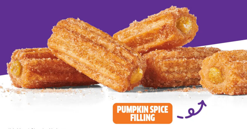 Jack in the Box Pumpkin Spice Mini Churros