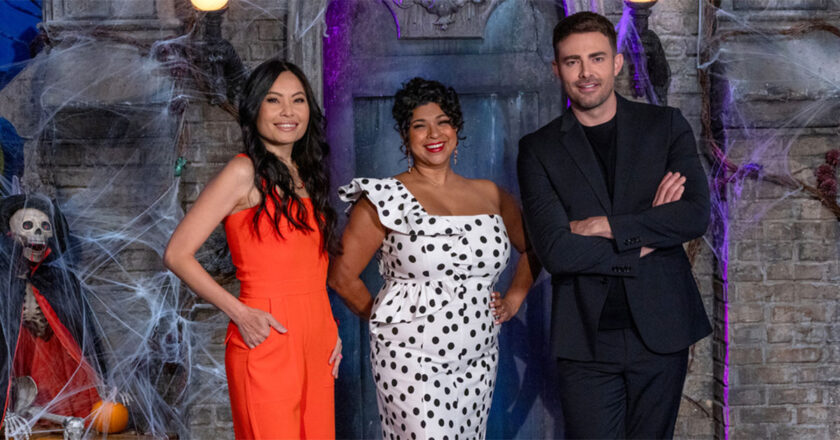 Shinmin Li, Aarti Sequeira, and Jonathan Bennett from "Halloween Wars."