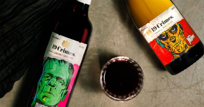 Frankenstein and The Mummy wines from 19 Crimes