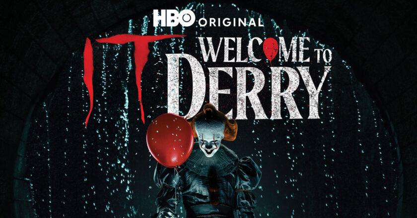 IT: Welcome to Derry key art featuring Pennywise in a sewer