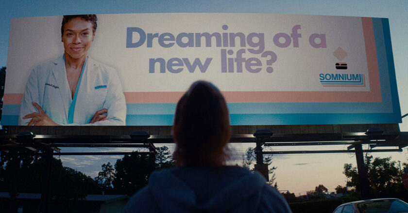 Somnium billboard in the movie "Somnium"