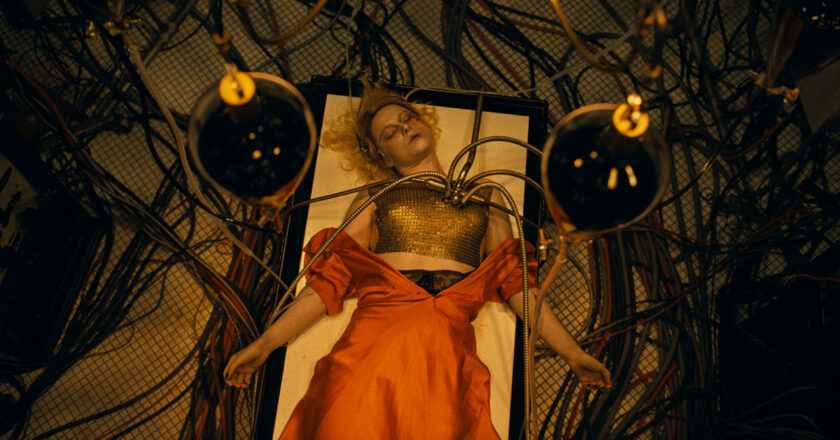 Jessie Buckley as The Bride in "The Bride!"